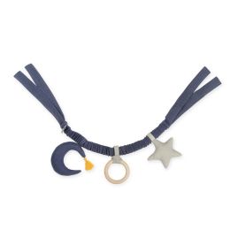 Navy Moon And Star Stroller Mobile Toy