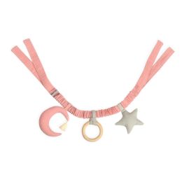 Pink Moon And Star Stroller Mobile Toy