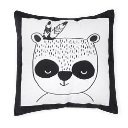 Adventures Panda Cotton Decorative Pillow