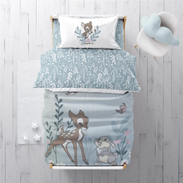 Bambi and friends 3-Piece Toddler Cotton Bedding Set