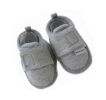 Set of 2 GRAY Comfortable Newborn Shoes Cotton Shoes Baby Toddler Soft Sole Shoe(D0101H53EWV)