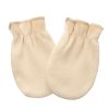 Warm Unisex-Baby Gloves Newborn Mittens Soft No Scratch Mittens, Yellow(D0101H53LD7)