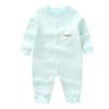 Breathable Newborn Baby Autumn Jumpsuits Bodysuit Infant Coverall, Mint green(D0101H53Q0A)