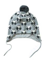 Warm Hat Knitted Hat Plus Velvet Ear Protection Hat Little Fox Pattern(D0101H5FUI7)