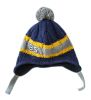 Warm Hat Knitted Hat Plus Velvet Ear Protection Hat Hit Color Fried Dough Twist(D0101H5FUIG)
