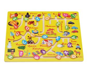 Lovely Colorful Kids Educational Maze Toy Infants Kids Toys (Letter Style)(D0101H5JCB7)