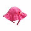 Summer Baby Girl Caps Cotton Sun Hat For 2-3 Years Baby Rose Red(D0101H5JZDA)