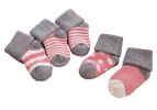 Stripe Pattern Kids Baby Socks 5 Pairs Set Soft Newborn Socks(D0101H5MAH7)