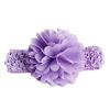 Baby's Headbands Girl's Big Flower Hair Bands Newborn Headband, Purple(D0101H5Z2UW)