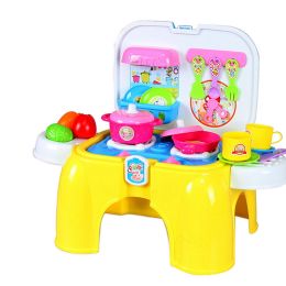 Baby/Child Kitchen Playset Color Recognition Plastic Toy (Chairs and Fruit Set)(D0101HEI12U)