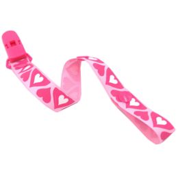 Set Of 2 Baby Pacifier Leashes/Cases Pacifier Clips Pacifier Holder Pink Heart(D0101HEI16G)