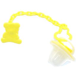 Set Of 2 Baby Pacifier Leashes/Cases Pacifier Clips Pacifier Holder Yellow Bear(D0101HEI1BU)