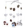 Baby Crib Rotatable Bed Bell Colorful Baby Toys [Thinking Dog](D0101HEP3JW)