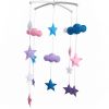 [Stars] Unisex Baby Crib Bell, Cute Musical Mobile, Christmas Gift(D0101HEPUEU)