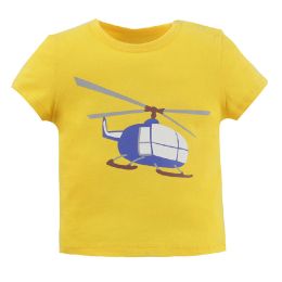 Whirlybird Pure Cotton Infant Tee Baby Toddler T-Shirt YELLOW 100 CM (16-30M)(D0101HHD4GV)