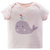 Whale Pure Cotton Infant Tee Baby Toddler T-Shirt LIGHT PINK 100 CM (16-30M)(D0101HHD4Q7)
