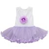 PURPLE Baby Girl Bodysuit Dress Infant Onesies Toddler One-piece Romper (90)(D0101HHD4RA)