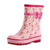 Kids's/Children Beautiful Rain Boots Little Girls' Pink Floral Rainy Days Shoes(D0101HHD6EV)