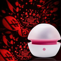 Creative romantic night light projection lamp remote Bluetooth stereo lamp manufacturers selling private custom birthday gift(D0101HHEVX8)