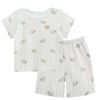 PINK Infant Short Slevees&Shorts 2 Pieces Baby Toddler Underwear Set 6-9M(D0101HHM747)