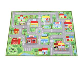 Baby Boys Early Education City Map Floor Mat(D0101HHMN7W)