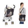Multi-function Baby Stroller Organizer Pushchair Storage Bag Diaper Bag BLACK(D0101HHMQQG)