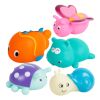5 Creative Lovely Fish/Snail/Butterfly/Ladybird/Rhinoceros Squirt Bathtub Toys(D0101HHMRDV)