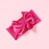 Baby Bows Velvet Headbands Turbans Hairband Headwraps Stretchy Wide Cross Knotted for Newborn Toddlers Kids(D0101HHVN9W)