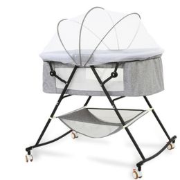 Crib newborn multifunctional comfort baby baby portable baby shaker foldable European cradle bed Homejoy(D0101HP71CG)