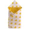 Baby Swaddle Blanket, Newborn Sleeping Swaddling, 0-6 M, [Crown, Yellow](D0101HR941W)