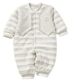 Gray And White Cute Baby Unisex Clothes Jumpsuit Rompers Sets(D0101HRN15G)