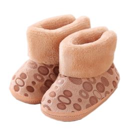 Soft Warm Unisex Baby Booties Newborn Shoes Infant Walking Shoes Great Gift for Baby, I(D0101HRXZ8U)