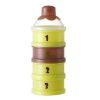 Baby Milk Powder Dispenser / Storage Container Four-Chamber Dispenser(Green)(D0101HXD17G)