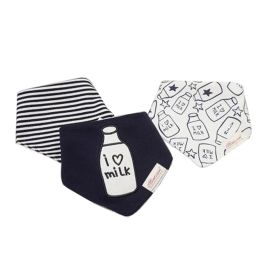 3PCS Funny Babies and Toddlers Bibs Adjustable Fashion Scarf, L(D0101HXD6QY)