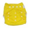 Summer Grid Baby Cloth Diaper Cover Adjustable Size Yellow(D0101HXDBZY)