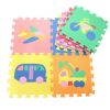 Colorful Waterproof Baby Foam Playmat Set-9pc, Cars(D0101HXDM3Y)