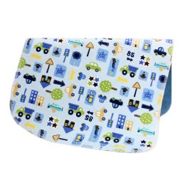 [19*27 Inch] Lovely Waterproof Breathable Baby Urine Pad-Blue Cars(D0101HXDYJU)