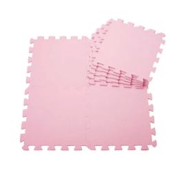 Quality Waterproof Baby Foam Playmat Set-9pc /Pink(D0101HXDYQA)