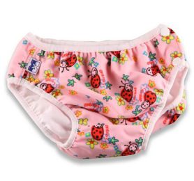Pink Ladybug Toddle Cute Baby Swim Diaper Swim Brief Swim Pant, L Size(D0101HXL81A)