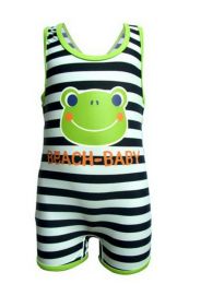 Frog Boys Body Suits Striped Sleeveless Swimsuit One Piece, 2T Under 2 Years Old(D0101HXLMVU)