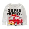 Fashion Spring NEW Beige Super Hero Long Sleeve T-Shirt For Cool Boy/105CM(D0101HXYU3V)