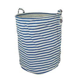 Household Large Foldable Storage Basket/Bag/Organizer Laundry Hamper - Blue(D0101HXZR9V)