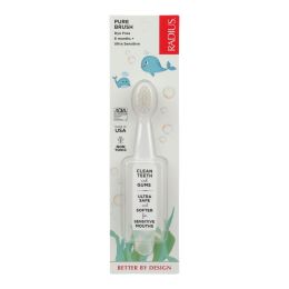 Radius - Pure Baby Toothbrush 6-18 Months - Ultra Soft - Case of 6(D0102H72MUW)