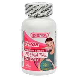 Deva Vegan Vitamins - Prenatal Multivitamin and Mineral - 90 Tablets(D0102H7H9BG)
