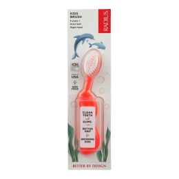 Radius - Kidz Toothbrush (Soft Bristles) - 1 Toothbrush - Case of 6(D0102H7HLQV)