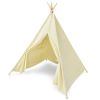 Foldable Kids Canvas Teepee Play Tent(D0102HEB0IW)