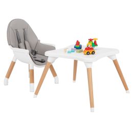 Free shipping Children's High Dining Chair Detachable Two-In-One Table And Chair  YJ(D0102HEBJVW)