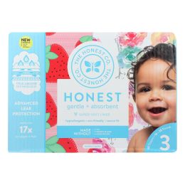 The Honest Company - Club Box - Diapers Size 3 - Rose Blossom and Strawberries - 68 Count(D0102HP6CEY)