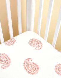 PINK CITY FITTED CRIB SHEET(D0102HP8CSG)