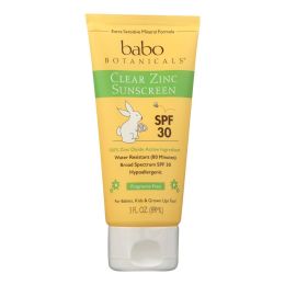 Babo Botanicals - Sunscreen - Clear Zinc Unscented SPF 30 - 3 oz(D0102HRX2G7)